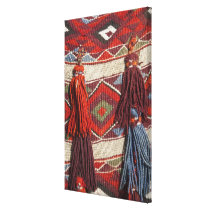 Egypt, Giza. Camel blanket at the Pyramids of