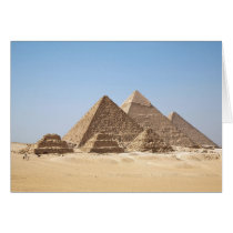 Egypt-Gizah Pyramids Card