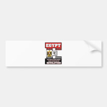 Egypt Revolution Bumper Sticker