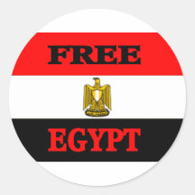 Egypt Round Sticker