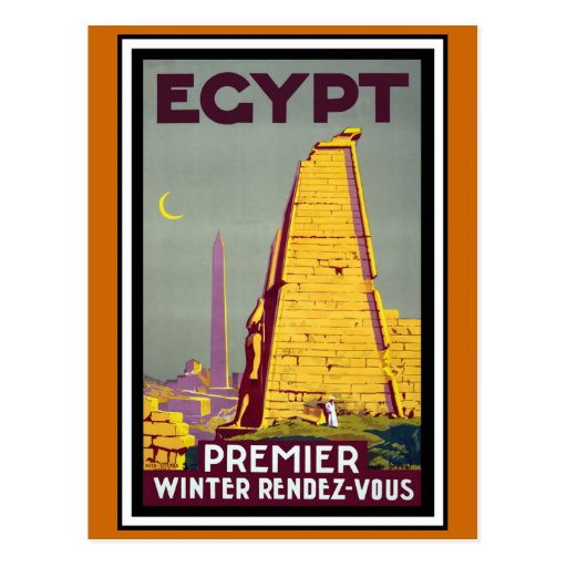 "Egypt" Vintage Travel Postcards