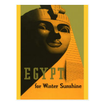 Egypt - Vintage Travel Poster Art Postcard