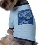 Egyptian artistic wall tile - floral pattern pet clothing