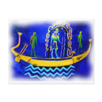 Egyptian Boat/ Barge (in oil 2)