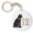 Egyptian Cat Goddess Key Chain keychains