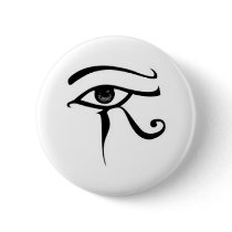 Egyptian eye Of Horus Pinback Button