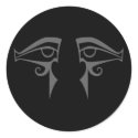egyptian eyes horus and isis stickers
