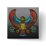 Egyptian Falcon buttons