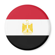Egyptian Flag Fridge Magnets