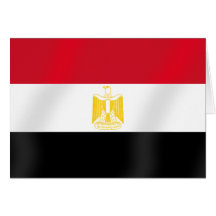 Egyptian flag of Egypt tees and gifts Cards