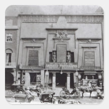 Egyptian Hall, Piccadilly 1895 Square Sticker