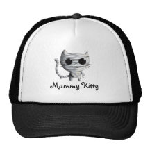 Egyptian Mummy Kitty Cat Mesh Hats