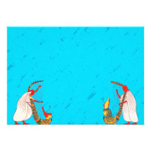 Egyptian Musician Custom Invitations