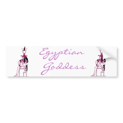 Egyptian Mythology *Isis* Bumper Sticker by MidnightDreamer
