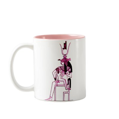Egyptian Mythology *Isis* Mugs by MidnightDreamer