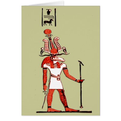 Egyptian Mythology *Memphian Khnum* Card by MidnightDreamer