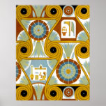 Egyptian Ornamnet #1 at Emporio Moffa Poster