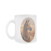 Egyptian Princess Arabian horse mug