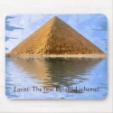 Egyptian Pyramids at Giza Business Humour Mousepad