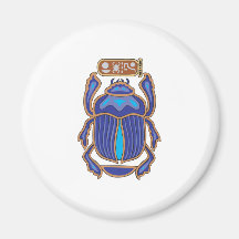 Egyptian Scarab Dung Dung Beetle Refrigerator Magnet