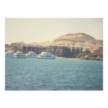 Egyptian seascape personalised invite
