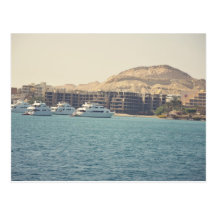 Egyptian seascape post card