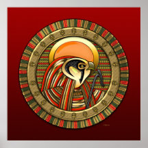 Egyptian Sun God Ra Poster