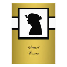 Egyptian theme party 5x7 template personalised invitations