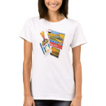 Egyptian vintage travel posters t-shirt for women