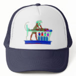 Egyptian Wall Art Mesh Hat