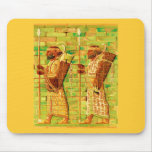 Egyptian Wall Art Mouse Pad