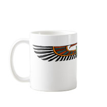 Egyptian Winged Disc Coffee Mugs