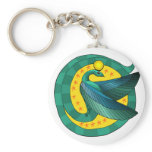 Egyptian Winged Serpent Keychain