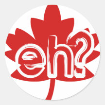 Eh? Round Sticker