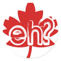 Eh? Round Sticker