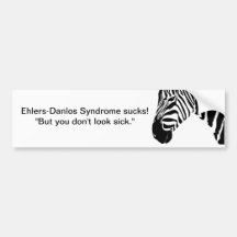 Ehlers-Danlos Syndrome sucks! Bumper Stickers