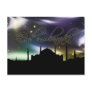 Eid mubarak greeting card postcards