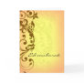 Eid mubarak - yellow greeting card