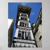 Eiffel - Santa Justa Elevator/Elvador Poster