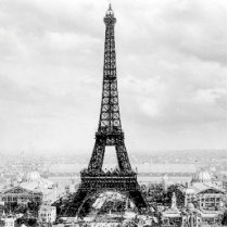 Eiffel Tower, 1889 photo sculptures