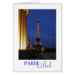 Eiffel Tower at Dusk, Card