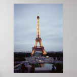 Eiffel Tower at Dusk posters
