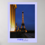Eiffel Tower at Dusk, Print