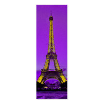 Eiffel tower business card templates