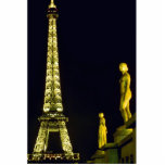 Eiffel Tower by night, Paris, France photo sculptures