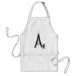 Eiffel Tower Cartoon Apron
