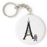 Eiffel Tower Cartoon keychains