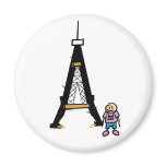 Eiffel Tower Cartoon magnets