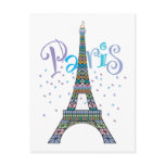 Eiffel Tower Fantasy post card