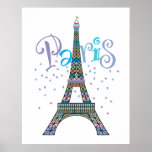 Eiffel Tower Fantasy poster